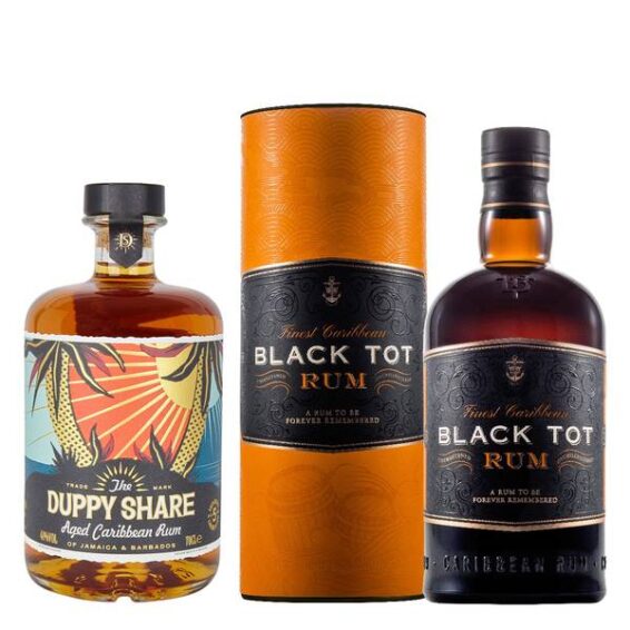 Zvýhodněný set = Duppy Share Aged + Black Tot Finest Caribbean