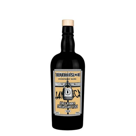 Warehouse #1 Overproof White Rum Trelawny Treasure Too VRW žlutý