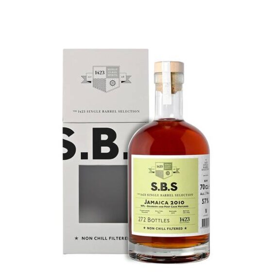 S.B.S. Jamaica 2010 WPL Bourbon and Port Cask Matured