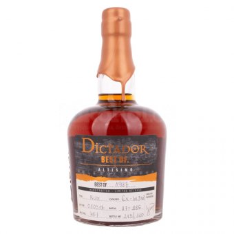 Aukce Dictador The Best of Altisimo 1987 0,7l 45% L.E.