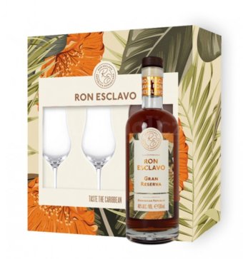 Ron Esclavo Gran Reserva 0,5l 40% + 2x sklo GB