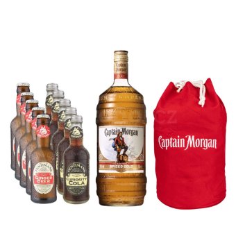 Párty set Captain Morgan Spiced Gold s nealkem a taškou 1,5l 35%