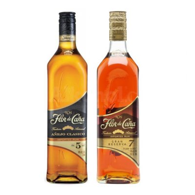 Aukce Flor de Caña Añejo Clásico & Grand Reserva 2×0,7l 40%