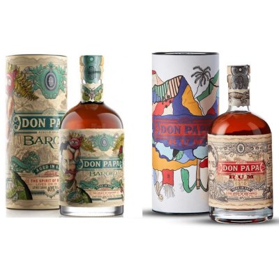 Aukce Don Papa Etui Eglusha & Baroko 2×0,7l 40%