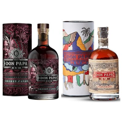Aukce Don Papa Etui Eglusha & Sherry Casks 2×0,7l
