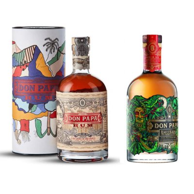 Aukce Don Papa Etui Eglusha & Masskara 2×0,7l