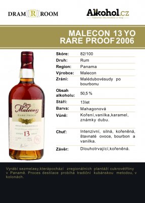 Malecon Rare Proof 0,04l 50,5%