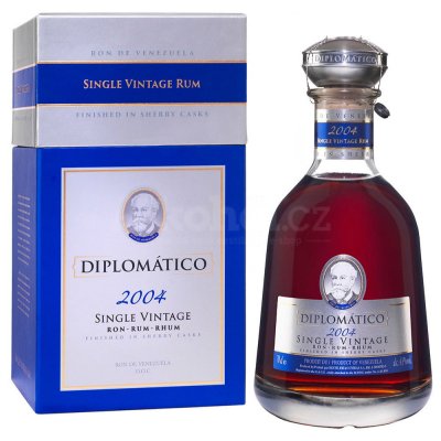 Aukce Diplomatico Single Vintage 12y 2004 0,7l 43% GB L.E. - BC-645