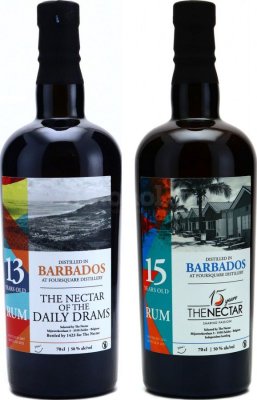 Aukce Foursquare The Nectar 15th Anniversary Barbados 15y 2006 & Barbados 13y 2007 2×0,7l 50% L.E.