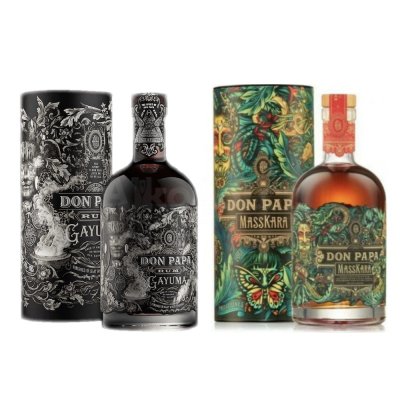 Aukce Don Papa Gayuma & Masskara 2×0,7l 40% + taška a šátek