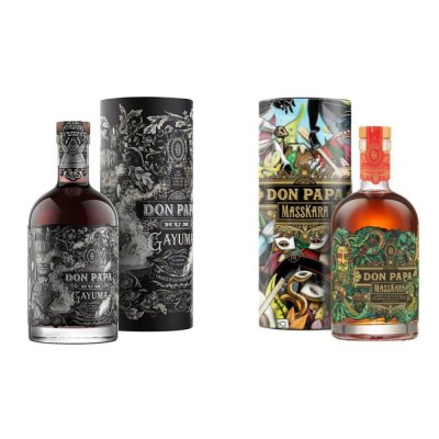 Aukce Don Papa Gayuma & Masskara Street Art Tuba 2×0,7l 40%