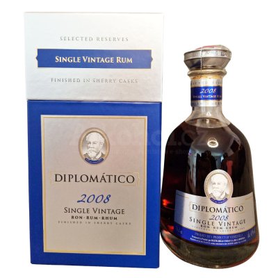 Aukce Diplomatico Single Vintage 12y 2008 0,7l GB