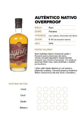 Nativo Autentico Overproof 0,04l 54%